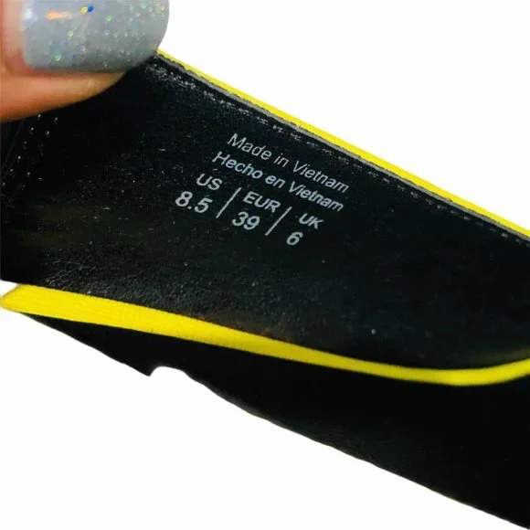 NWB ALDO Yellow Toviel Slingback Heel Pump 8.5 - Picture 8 of 9